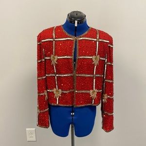 Laurence Kazer red jacket
